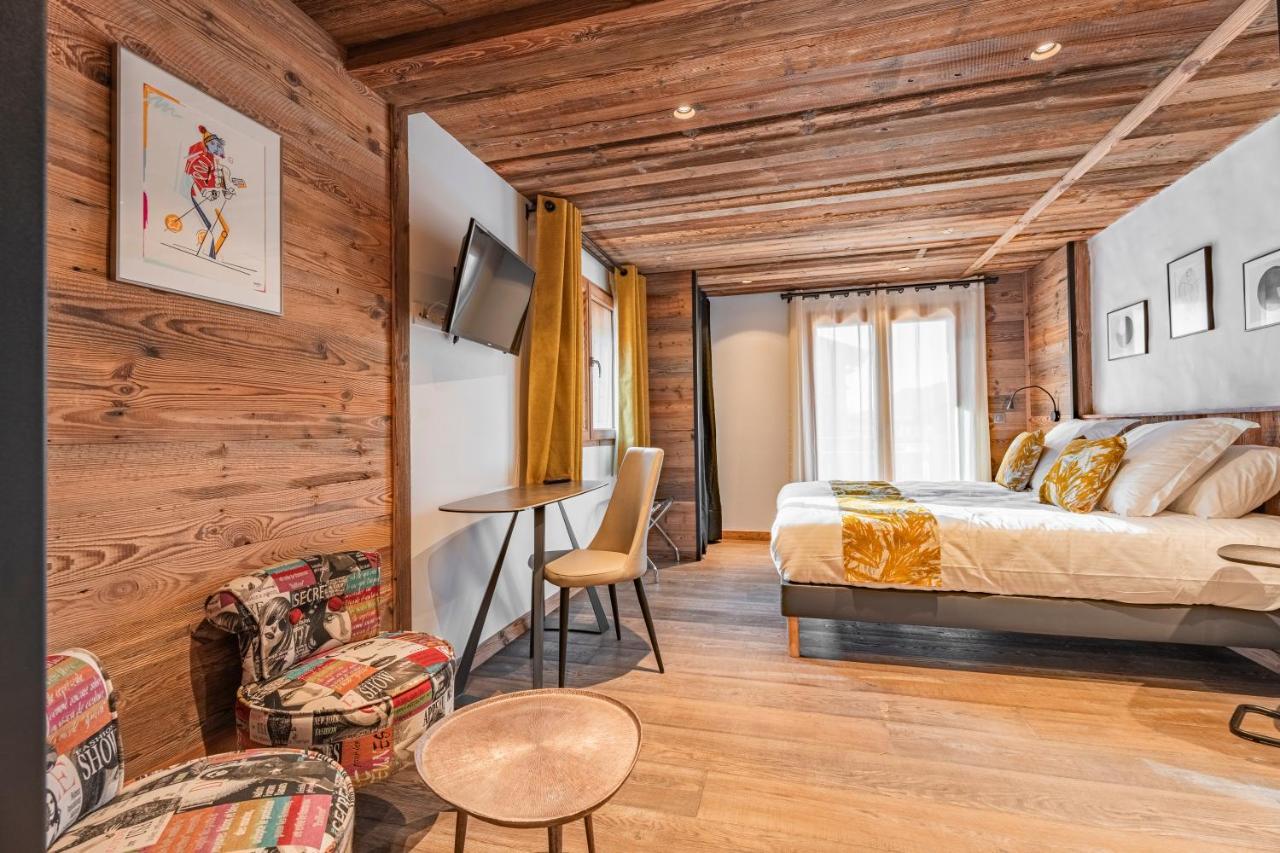 Chalet Charming B And B Les Gets Buitenkant foto