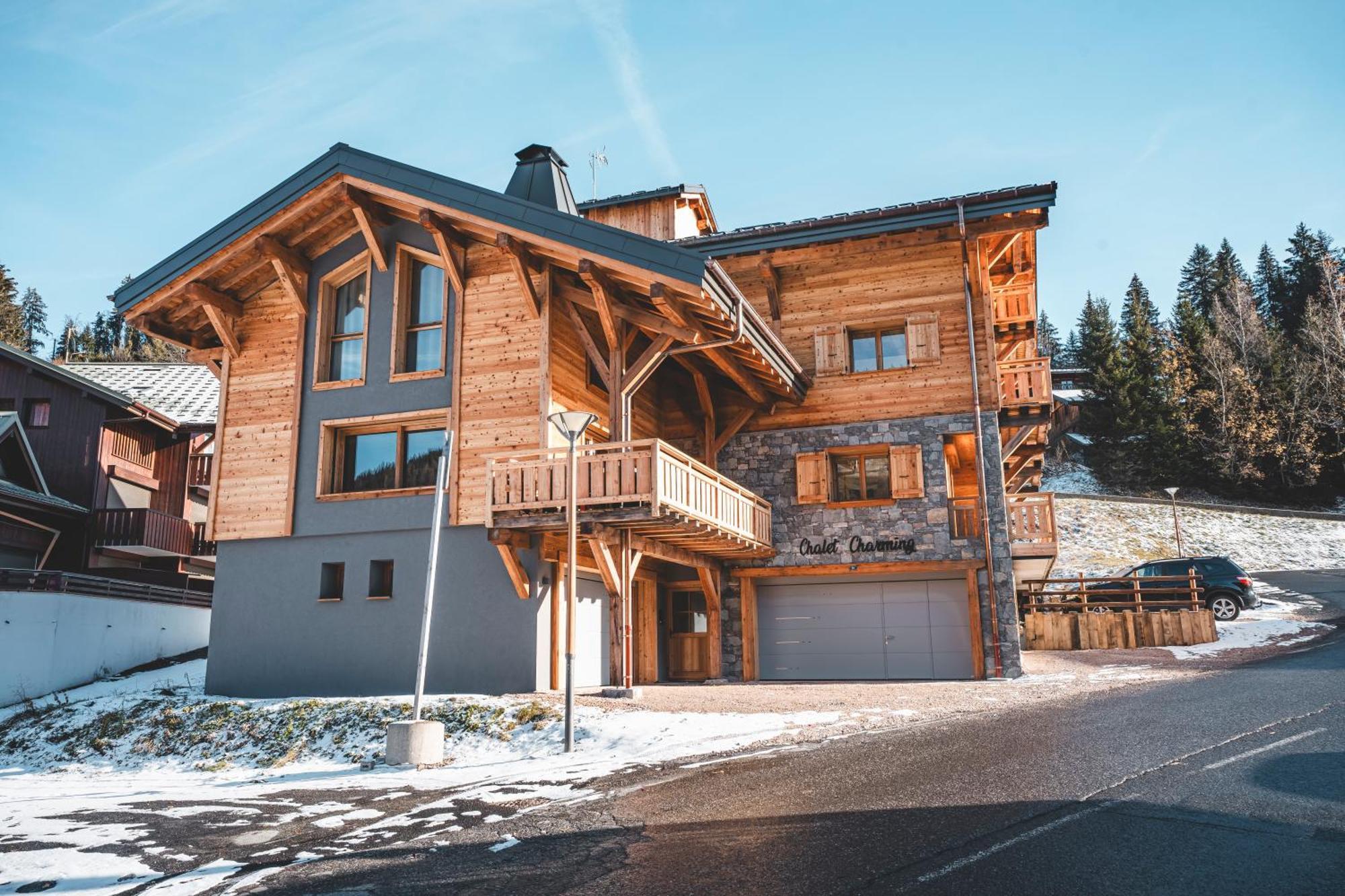 Chalet Charming B And B Les Gets Buitenkant foto